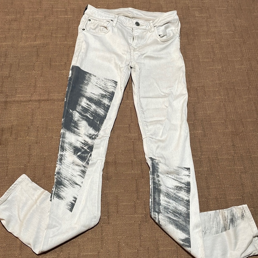 Helmut Lang tan jeans size 27